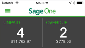 Sage One Mobile App