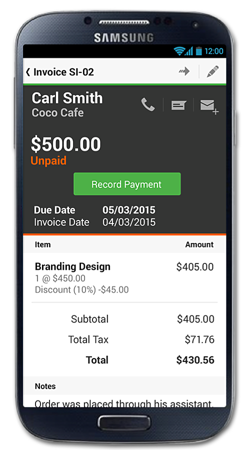 Manage and resend unpaid invoices